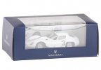 White 1:43 Diecast 1962 Maserati Tipo 151 24h Du Mans Model