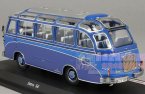 Blue 1:43 Scale SCHUCO Diecast 1955 Setra S6 Bus Model