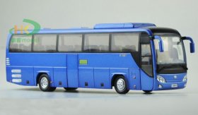 Blue 1:42 Scale Die-Cast YuTong Tour Bus Model