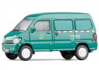 1:64 Scale Green China Post Diecast Wuling Sunshine Van Toy