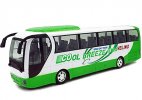 Kids Plastics Blue / Green R/C Coach Bus Toy