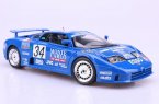 Blue 1:18 Scale Bburago Diecast 1994 Bugatti EB110 Car Model