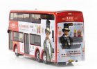 Red Kids Tiny Diecast Hong Kong E500 Double Decker Bus Toy