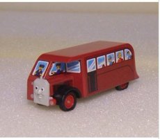 Kids Red Wooden THOMAS And FRIENDS Bus Toy