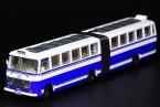 Blue 1:76 Scale NO. 83 ShangHai SK661F Diecast Bus Model