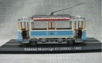 1:87 Scale Blue Atlas Elektrisk Motorvagn 42 ASEA 1902 Tram