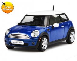 1:43 Golden / Blue / Silver AUTOart Diecast Mini Cooper Model