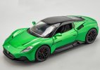 1:22 Scale Kids Blue / Green / Gray Diecast Maserati MC20 Toy