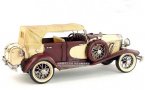 Wine Red 1:14 Scale Retro Tinplate 1934 Duesenberg Model J Car