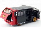 1:32 Scale Black Kids Diecast Toyota Hiace H200 Van Toy