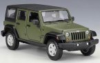 Red /Yellow /Army Green Maisto 2015 Diecast Jeep Wrangler Model