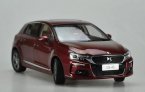 Red 1:18 Scale Diecast Citroen DS 4S Model