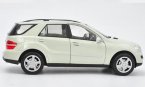 White 1:24 Scale Welly Diecast Mercedes-Benz ML 350 Model