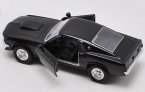 1:36 Scale Welly Black Diecast 1969 Ford Mustang Boss 429 Toy