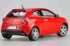 Red 1:24 Scale Motorama Diecast Alfa Romeo MiTo Model