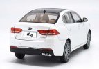 Silver / White 1:18 Scale 2014 Diecast Kia K4 Model