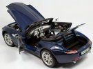 Blue / Silver 1:18 Scale Maisto Diecast BMW Z8 Model