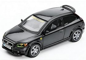 Black 1:64 Scale Diecast Volvo C30 Car Model