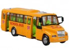 Kids 1:50 Scale Yellow Plastics Inertia School Bus Toy