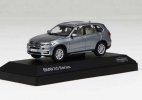 1:43 Scale Gray / White Paragon Diecast BMW X5 Model