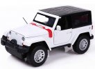 Yellow / Red / White 1:32 Scale Kids Diecast Jeep Wrangler Toy