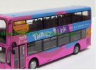 1:76 Scale Pink CORGI brand TORPOINT 80 Double Decker Bus Model