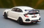 White 1:64 Scale TSM Diecast Honda Civic Type R Model