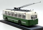 Blue / Green 1:43 Scale Diecast ZiU-5 Trolley Bus Model