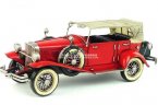 1:14 Scale Red Retro Tinplate 1933 Duesenberg Model J Car