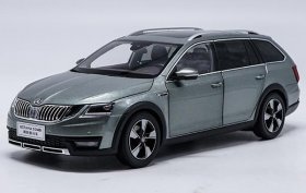 Brown / Gray / White 1:18 Scale Diecast Skoda Octavia Model