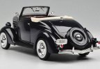 Black 1:24 Scale Welly Diecast 1936 Ford Deluxe Cabriolet Model