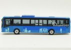 1:87 Scale Blue NO.147 Plastic Iveco Crossway City Bus Model