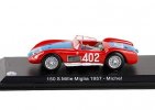 Red 1:43 Scale Diecast 1957 Maserati 150 S Mille Miglia Model
