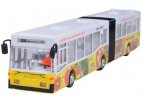 Large Scale Kids Red/ Yellow / Blue Electric Articulated Bus Toy