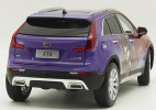 1:18 Scale Dark Red Diecast 2022 Cadillac XT4 SUV Model