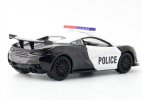 1:36 Scale Police Black Kids Diecast McLaren 570S Car Toy