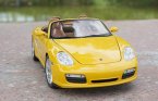 1:18 Maisto Wine Red /Yellow Diecast Porsche Boxster S Model