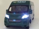 Kids Green China Post Diecast Ford Transit Van Bus Toy