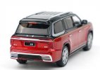 Red-Black 1:64 Scale Diecast Hongqi LS7 Guoyao SUV Model