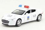 White 1:32 Scale Kids Police Diecast Aston Martin DB9 Toy