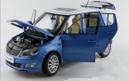 Blue / Yellow / Red 1:18 Scale Diecast Skoda New Fabia Model