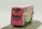 Pink 1:76 NLB Diecast Dennis Enviro 400 Double Decker Bus Model