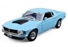 Motormax 1:18 Blue Diecast 1970 Ford Mustang Boss 429 Model