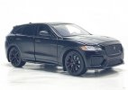 Kids 1:32 Scale Matte Black Diecast Jaguar F-Pace SUV Toy