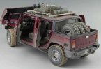 Wine Red 1:18 Scale Maisto Diecast Hummer H2 SUT Concept Model