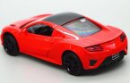 Red / Blue 1:38 Scale Kids Diecast Honda Acura NSX Toy