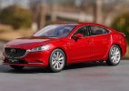 Red / White 1:18 Scale Diecast 2020 Mazda Atenza Sedan Model