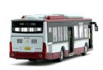 White-Red 1:64 Scale NO.9 Die-Cast BeiJing Bus Model