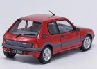1:18 Scale NOREV Red Diecast 1991 Peugeot 205 GTI Model