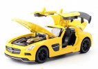 Kids 1:32 Scale Pull-back Diecast Mercedes-Benz SLS AMG Toy